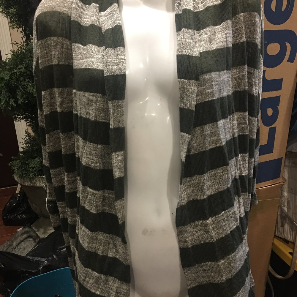 One A striped Cardigan sweater
